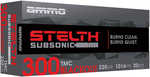 Ammo Inc 300B220TMCSTLA20 stelTH 300 Blackout 220 Gr Total Metal Jacket (TMJ) 20 Bx/10 Cs