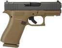 Glock G43X MOS Pistol 9mm Luger 3.39" Barrel 10Rd Black & FDE Finish