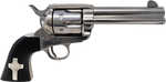 Cimarron Holy Smoker Frontier Revolver 45 Colt 4.75" Barrel 6Rd Silver Finish