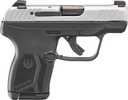 Ruger LCP Max Pistol 380 ACP 2.8" Barrel 10Rd Silver Slide Black Finish