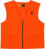 Browning Safety Vest Blaze Orange 3X-Large Model: 3051000106