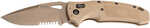 HOGUE SIG SAUER FOLDING KNIFE COYOTE TAN 3.5 IN. ABLE LOCK DROP POINT