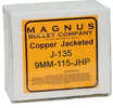 Magnus 9mm .355 Diameter 115 Grain Jacketed Hollow Point 250 Count