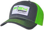 MONKEY MR PATCH HAT OSFM CHARCOAL/NEON Model: FM77-CHNG