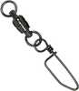 Sea Striker Billfisher Stainless 2-Ring Ball Bearing Swivel Black Sz3 50Lb 4 Per Pack Model: