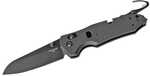 Hogue Trauma First Response Tool Folding Knife Bohler N680 Plain Edge Opposing Bevel 3.4" Black Cerakote Blade G10