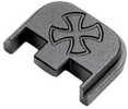 Noveske End Plate DLC Finish Black Noveske Cross Logo  