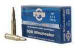 308 Winchester 20 Rounds Ammunition Prvi Partizan 150 Grain Soft Point