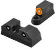 Xs Sights R3d 2.0 Tritium Night Sight For Cz P10 Standard Height Orange Front Outline Orange Tritium Front/rear Cz-r202s