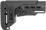 NCStar Tactical Pcp52 Mil-Spec Stock Black Synthetic Collapsible With Adjustable Cheekpiece