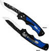 AccuSharp 743C Replaceable Blade Razor 3.50" Folding Plain Stainless Steel Blade/Royal Blue Ergonomic Anti-Slip Anodized