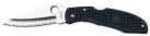 Spyderco Clip Point Folding Knife With Fiberglass Reinforced Nylon Handle Md: C10SBK