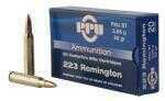 223 Remington 20 Rounds Ammunition Prvi Partizan 55 Grain Full Metal Jacket Boat Tail