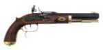 Traditions Trapper Flintlock 50 BP 9.75" Barrel Prim/Blade Hardwood Stock