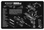 TekMat RUGER LCP Pistol Mat 11"x17" Black Finish 17-RUGERLCP