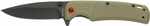 Browning Knife Buckmark Slim Folder 3.18" Poly Handle Sage