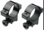 Burris Rings 3/8" Dovetail 1" Medium Aluminum Black