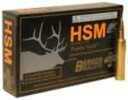 6.5X55mm 20 Rounds Ammunition HSM 130 Grain Hollow Point