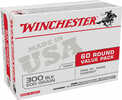 Winchester Usa 300 Aac 200gr Fmj Ammo 60 Round