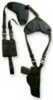 Bulldog Cases Deluxe VERT-Shoulder Holster RH/LH 3.5-5" Bbl Black